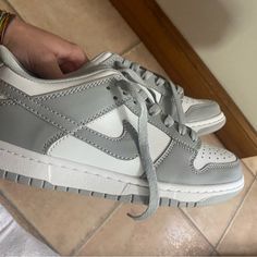 Women’s Size 8 Worn A Couple Times Still In Good Condition Fire Outfits, Pretty Sneakers, Preppy Shoes, All Nike Shoes, Cute Nike Shoes, Nike Sneakers Women, Swag Shoes, Grey Shoes, Blue Sneakers