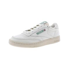 Manufacturer: Reebok Size Origin: US Style Type: Casual and Fashion Sneakers Collection: Reebok Classic Closure: Material: Leather/Manmade Fabric Type: Leather Sku: BH4979671 Size: 8.  Color: White.  Gender: male.  Age Group: adult. Club C 85 Vintage, Club C 85, Reebok Classic Leather, Sneakers Collection, Vintage Lifestyle, Mens Athletic Shoes, Vintage Reebok, Casual Dress Shoes, Mens Club