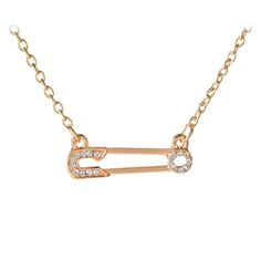 PRICES MAY VARY. Unique Style:Creative wild hollow rhinestone safety pins pendant clavicle chain necklace fashion women's jewelry gift accessories Material&Weight:Material:alloy+rhinestone;weight:7.1g. Product Dimension:Girth :45+5cm;safety pin pendant diameter:3*1cm. Best Gift:Perfect gift is simple, unique, beautiful, Absolutely a great gift to express your love for your mother, girlfriend, fiancee, wife, valentine, family or just a friend,etc. Great gifts on Mother 's Day , Wedding , Annivers Safety Pin Necklace, Pin Necklace, Pin Pendant, Letter Necklace, Gift Accessories, Safety Pin, Necklace For Women, Paper Clip, Necklace Gold