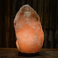 These Himalayan salt lamps are truly beautiful works of nature and are revered for their unique qualities. These salt crystals are mined 5,000 feet below the foothills of the Himalayan Mountain Range and have been subjected to enormous pressure for hundreds of millions of years. They are over 99% pure ancient ocean salt and are ideal for use in creating negative ionization and air purification when gently warmed by a 15 watt light bulb. Each lamp is unique unto itself in shape, color and size. O Himalayan Lamp, Salt Crystal Lamp, Himalayan Salt Block, Natural Lamps, Ocean Salt, Salt Block, Light Unit, Salt Ponds, All Natural Deodorant