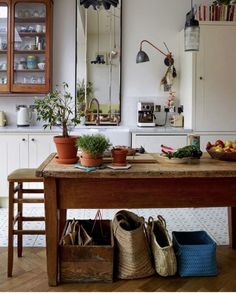 the kitchen is clean and ready to be used as a place for cooking or eating