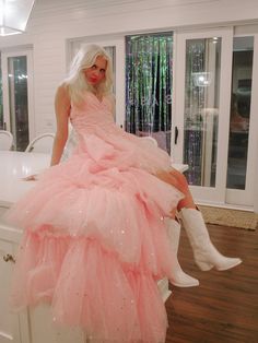 Pink Tulle Fairy Dress For Prom, Pink Tulle Balletcore Dress, Whimsical Pink Fairy Dress With Tulle Skirt, Cascading Layers, Sassy Shortcake, Pink Tulle Dress, Candy Dress, Preppy Girls, Ribbon Dress