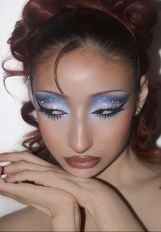 Drag Make-up, Unique Makeup, Makeup Eye Looks, Creative Eye Makeup