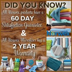 an advertisement with different items on it and the words, did you know? all nonmex products have a 60 day satisfaction furnace & 2 year warrant