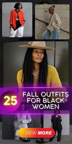 For fall outfits for black women, consider a classy outfit featuring flare jeans paired with a tailored blazer. This look is perfect for both casual and professional settings, making it versatile and chic. Add a fitted turtleneck and ankle boots to complete the look. Accessorize with a statement necklace and a leather handbag for a polished finish. This ensemble embodies a classy aesthetic that is both modern and timeless. Cute Date Fall Outfits, Interview Looks For Black Women, Fall Fashion Show Outfit, Black Women Fall Outfits 2024, Brunch Fall Outfit Black Woman, Fall Trends 2024 Outfits Black Women, Casual Chic Fall Outfits Black Women, 90s Fall Fashion Black Women, Fall 2024 Outfits Black Women