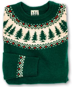 Merry Chrysler, Kiel James Patrick, Monogram Outfit, Beautiful Christmas Trees, Tree Farm, Woven Label, Holiday Sweater, Elegant Christmas, Woven Labels