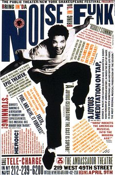 the poster for noise in the park shows a man with his arms outstretched and legs spread out