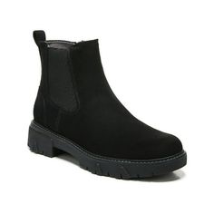 Manufacturer: Dr. Scholl's Shoes Size Origin: US Style Type: Chelsea Boots Collection: Dr. Scholl's Shoes Closure: Material: Fabric/Man Made Fabric Type: Faux Suede Sku: BH5180966 Size: 8 M.  Color: Black.  Gender: female.  Age Group: adult. Hey Ya, Chelsea Boots Women, Shoes Boots Ankle, Shoes Womens, Chelsea Boot, Shoes Booties, Mid Calf Boots, Black Booties, Boot Shoes Women