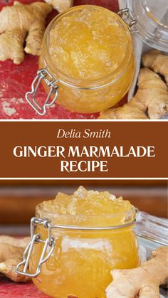 Delia Ginger Marmalade Recipe Ginger Marmalade, Recipes With Candied Ginger, Lemon Ginger Marmalade, Ginger Recipe, Ginger Dessert Recipes, Orange Ginger Marmalade Recipe, Peach Marmalade Recipe, Ginger Marmalade Recipe