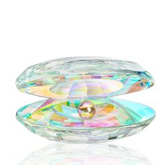 PRICES MAY VARY. 🦪HIGH QUALITY: Material: Crystal. The seashell crystal measures approximately 3.5*2in.NW.: 255g.Shell shaped design, simple and beautiful, colorful coating, high-end atmosphere. 🦪WHAT’S INCLUDED: Includes 1 decorative crystal seashell with peal for a wedding gift, home decor, or housewarming present. 🦪THE PERFECT GIFT: The crystal seashell figurine can help you neatly organize and easily access your jewelry, such as earrings, rings, bracelets, necklaces, jewelry, keeping your Wedding Gift Table Decor, Wedding Gift Table Decorations, Oyster With Pearl, Gift Table Decor, Gift Table Wedding, Crystal Seashells, Glass Trinket Box, Oyster Pearl, Oleg Cassini