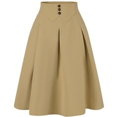 In the classic and basic design, a solid casual work skirt is versatile with any top and shoes. Flowy and breathable material, easily shows your body curve and elongates your legs. The pleated design and midi length give you a lovely and playful look. Suit for summer/autumn/spring and many occasions, such as Work, Office, Casual, Coffee Shop, Daily, Date, Business, Formal, Weekend, etc. Pencil Skirt Outfits Classy, Suit For Summer, Long Skirt And Top, Modern Skirt, Classy Skirts, Work Skirt, Long Skirt Fashion, Button Decor, Business Skirt