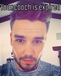 a man is taking a selfie with the caption'your coach is expired '