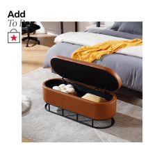 an open suitcase sitting on top of a bed next to a white carpeted floor