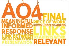 an orange and yellow poster with the words ao4