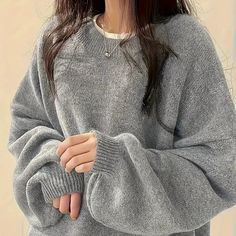 Oversize sweater to keep you cozy and comfy. 100%poly knit Y2k Fabric, Street Preppy, Split Sweater, Oversize Pullover, Pull Oversize, Sweater Brown, Oversized Jumper, Drop Shoulder Sweaters, Oversized Pullover