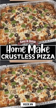 Savor the delicious flavors and toppings of your favorite pizza with this Crustless Pizza recipe, an ideal choice for busy weeknight meals! Crustless Pizza Bake Weight Watchers, Crustless Pizza Casserole Low Carb, Healthy Pizza Casserole Recipes, Crustless Pizza Recipe, Pizza Casserole Recipe Keto, Healthy Pizza Bowl Recipe, Crust Less Pizza Bake, Crustless Pizza Bowls, Crustless Veggie Pizza