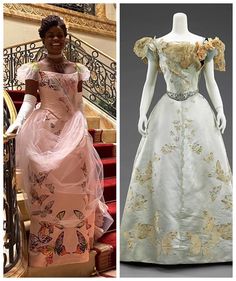 Possible influence for Peggy Scott's (in "The Gilded Age") butterfly gown (with change of colors and lots of creative license)? At right:… | Instagram Butterfly Gown, Art Historian, Ball Gown, Fashion Inspo Outfits, Ball Gowns, Fashion Inspo