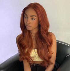 Frontal Lace Wig, Ginger Hair Color, Curl Hair, Dyed Natural Hair, Wigs Hair, Afro Hair, Hair Colours, Hair Dye Colors, Hair Inspiration Color