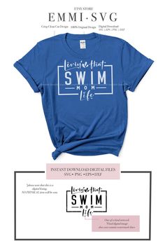 Swimming Mom Shirts, Swim Mom Svg, Swim Mom Shirt Ideas, Swim Mom Shirt, Swim Team Shirts, Cup Sublimation, Swim Mom, Svg Shirt, Mom Life Svg