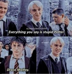 Harry Malfoy, Harry Potter Funny Pictures, Harry Potter Quotes Funny, Funny Harry Potter, Harry Potter Parody, Harry Potter Movie