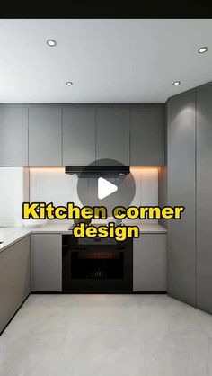 the kitchen corner is clean and ready for us to use