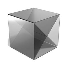 an object that looks like a cube is shown