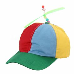 Features: - Brand new and high quality. - Nice feel and look. - Spinning propeller beanie clown hat. - Elastic back that adjusts to most adults heads. - Propeller really spins. Fun on windy days! - Perfect for halloween, costume parties, and getting wacky.  Specifications: Material: Cotton Color:green Size: One Size Fits Most Adults with elastic back  Packaged included: 1 x hat UPC Does not apply MPN Does not apply Brand Unbranded Top USA Distributor Propeller Hat Helicopter Cap Clown Jester Twe Propeller Hat, Clown Jester, Clown Hat, Tweedle Dee, Clown Costume, Saint Pierre And Miquelon, Ebay Clothing, Up Girl, Ball Cap