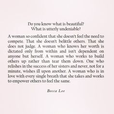 an image of a woman's face with the words, do you know what is beautiful?