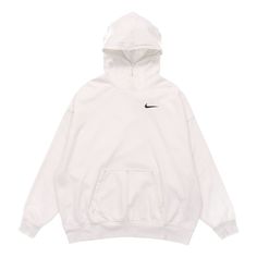 White Nike Sweatshirt, Nike Hoodies For Women, Nike Jumper, White Nike Hoodie, School Jacket, Hoodies Aesthetic, Black And White Nikes, Buy Hoodies, Hoodie Aesthetic