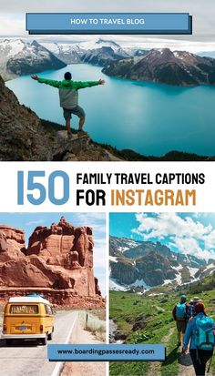 150 family travel captions for Instagram, featuring heartwarming family trip quotes and funny travel captions Family Vacation Captions, Vacation Captions