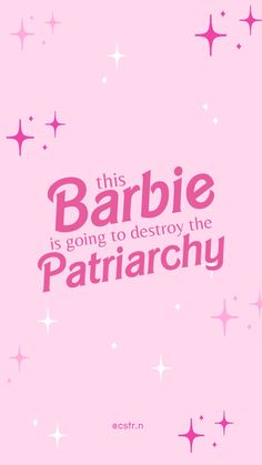 this barbie is going to destroy the patinarchy by efrn book cover