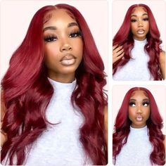 Pre-cut Lace Wig Body Wave Hair 99J Burgundy Color Wear Go Glueless Wig 4x6 HD Lace Wig Preplucked with Natural Hairline Lace Front Burgundy Wig, Frontal Wig Body Wave, Clean Bandit, Hd Lace Wig, Hair Color Burgundy, U Part Wigs, Glueless Wig, Red Wigs, Colored Wigs