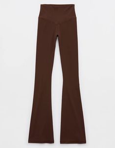 OFFLINE By Aerie Real Me Xtra Bootcut Legging Brown Flare Leggings, Brown Flares, Boot Cut Leggings, Brown Leggings, Flare Legging, Aerie Real, Offline By Aerie, Prom Dress Inspiration, Casual Outerwear