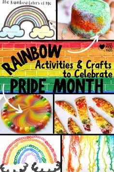 rainbow activities and crafts to celebrate pride month