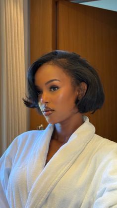 4c Bob Hairstyles, Relaxed 4c Hairstyles, Short Bob Weave Hairstyles Sew Ins, Old Money Bob Black Women, 90s Blowout Hair Black Women Short, Side Part Bangs Short Hair, Bob Sew In Weave With Leave Out, Short Bob Haircuts For Black Women, Side Bob Black Women