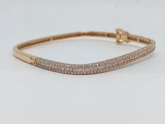 Diamond Bracelet Design, Diamond Jewelry Designs, Gold Bracelet Cuff, Square Diamond, Bangle Designs, Diamond Bangle, Real Diamonds, Gold Bangles, Round Brilliant Cut