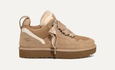 New Ugg Shoes, Ugh Tennis Shoes, Popular Fall Shoes, Cute Sneakers For Women Nike, New Uggs 2023, Women Uggs Outfit, Ugg Sneakers Women, Cute Women Sneakers, Ugh Lowmel Sneaker