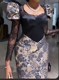 Damask Dress Styles Nigeria Asoebi, Brocade Dress Styles For Wedding, Damask Dress Styles, Damask Dress Styles Nigeria, Brocade Asoebi Styles, Damask Styles, Brocade Styles, Lace Dress Classy, Damask Dress