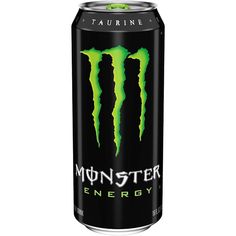 Monster Energy Drink, Original, 16 Ounce, Pack of 24 Image 1 Monster Energy Drinks, Green Energy Drink, Sugar Free Energy Drinks, Original Monster, Monster Energy Drink, Benzoic Acid, Free Energy, Energy Drink, Monster Can