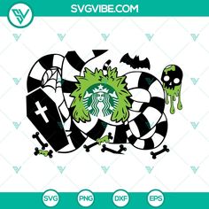 the starbucks logo with green and black designs