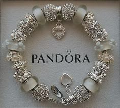 Bracelet Pandora, Flower White