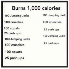 the workout plan for burning calories