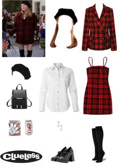 Clueless Aesthetic Outfits, Clueless Cher Outfits, Cher Horowitz Outfit, Cher Outfit, Outfit Inspirations 90s