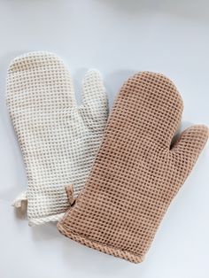 Cotton Waffle Oven Mitt Gender Neutral Baby Nursery, Terracotta Color, Apothecary Candles, Kitchen Clothes, Baby Nursery Neutral, Kitchen Drawer, Cotton Apron, Kitchen Drawers, Oven Mitt