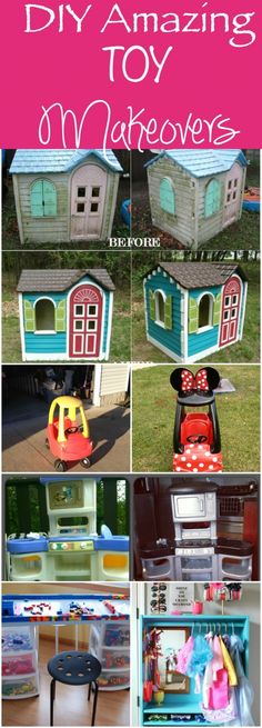 the diy amazing toy makeovers are so easy and fun to do with kids