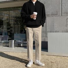 Half Zipped Sweater Outfit Men, Half Zip Up Sweater Outfit Men, Elevated Minimalist Fashion Men, Tall Boy Outfits, Mens Half Zip Sweater Outfit, Men’s Turtleneck Outfit, Half Zip Sweater Outfit Men, Half Zip Outfit Men, Half Zip Outfit