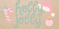 a cardboard box with the words hello jolly on it and an ornament next to it