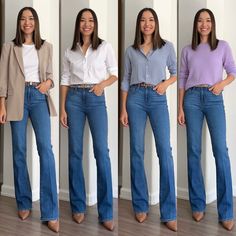 Casual Business Jeans Outfit, Jeans For Office Outfit, Smart Casual Jeans Outfit Women, Jeans For The Office, Ways To Style Jeans, How To Wear Jeans To Work, Smart Casual Work Outfit Women, Styling Jeans, Business Casual Jeans