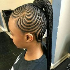 Ghanian Lines, Easy Hairstyles For Kids, Lisa Rinna, Braided Ponytail Hairstyles, Pelo Afro, Hair Twist Styles, Girls Hairstyles Braids