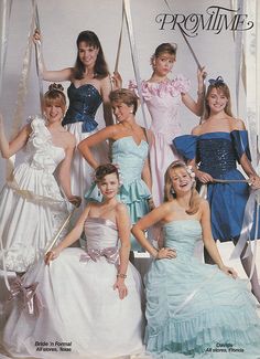 Not even star-crossed, just unlucky  - justseventeen:   March 1988. ‘Prom Time’ 1980s Prom, 1990 Style, 90s Prom, 80s Prom Dress, 80s Prom, 80s And 90s Fashion, Vintage Prom, Prom Dresses Vintage, Prom Pictures